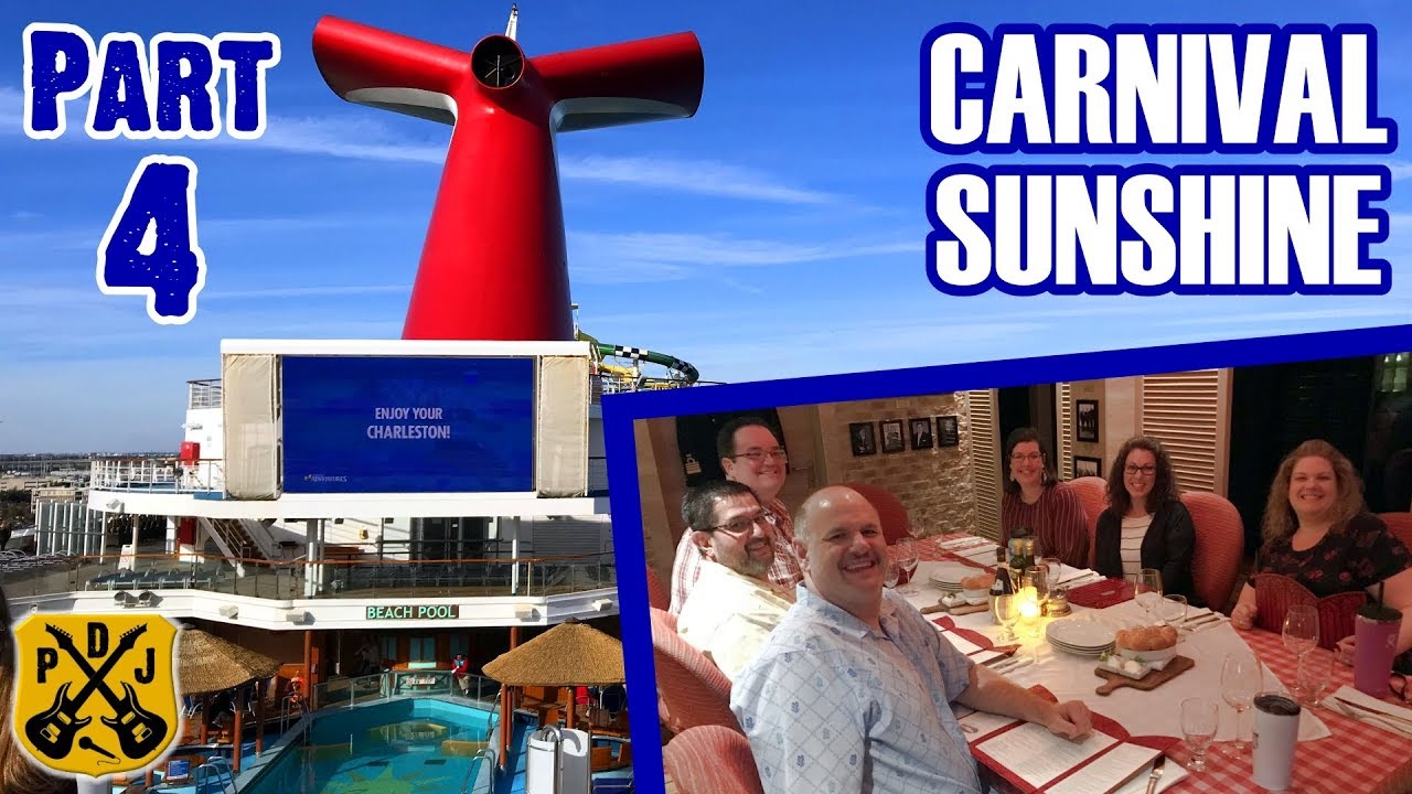 Carnival Sunshine Cruise Vlog 2019 #4 - Early Serenity, VIFP Party, Cucina Del Capitano - ParoDeeJay