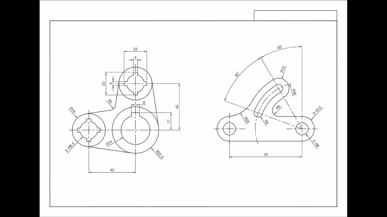 DraftSight 2017 for Beginners Tutorial 21 Polish - YouTube