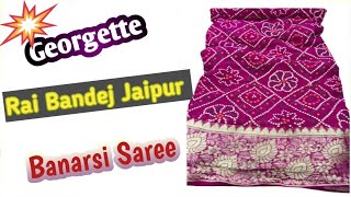 Georgette Rai Banarasi Jaipur Saree Collection At Unbearable Price
