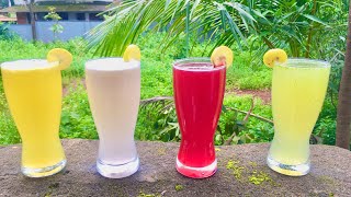 4 TYPES OF LIME JUICE RECIPE | ONE MINUTE RECIPE BY FOODWARD FYZ #shorts