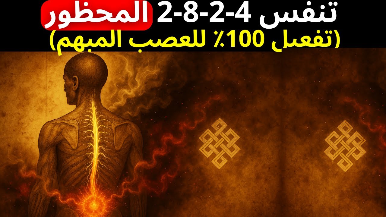 علماء الأعصاب السوفييت يكشفون تنفس 4-2-8-2 الممنوع الذي يفعّل العصب المبهم بنسبة 100% خلال 3 دقائق