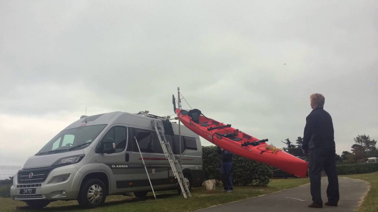 Hobie Tandem Island kayak canoe hoist crane lifting system ...