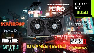 GeForce RTX 3050 - Test in 10 Games at 1080p | DLSS 2.3 | Ray Tracing | i7 10700F