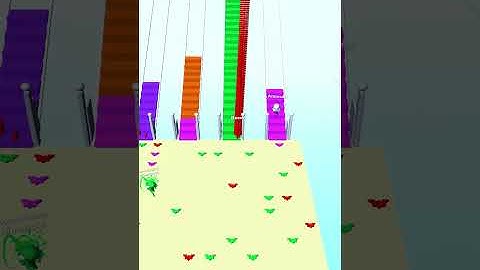 Bridge Race All Levels Gameplay Android,ios Levels 474 #Shorts