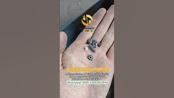 Plastic Waste Separation with Metal Screws | Gravity Separator in Action