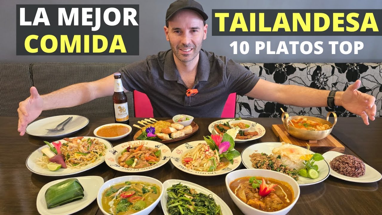 🍜 10 platos IMPERDIBLES de la comida tailandesa 😋🇹🇭 #ComidaTailandesa