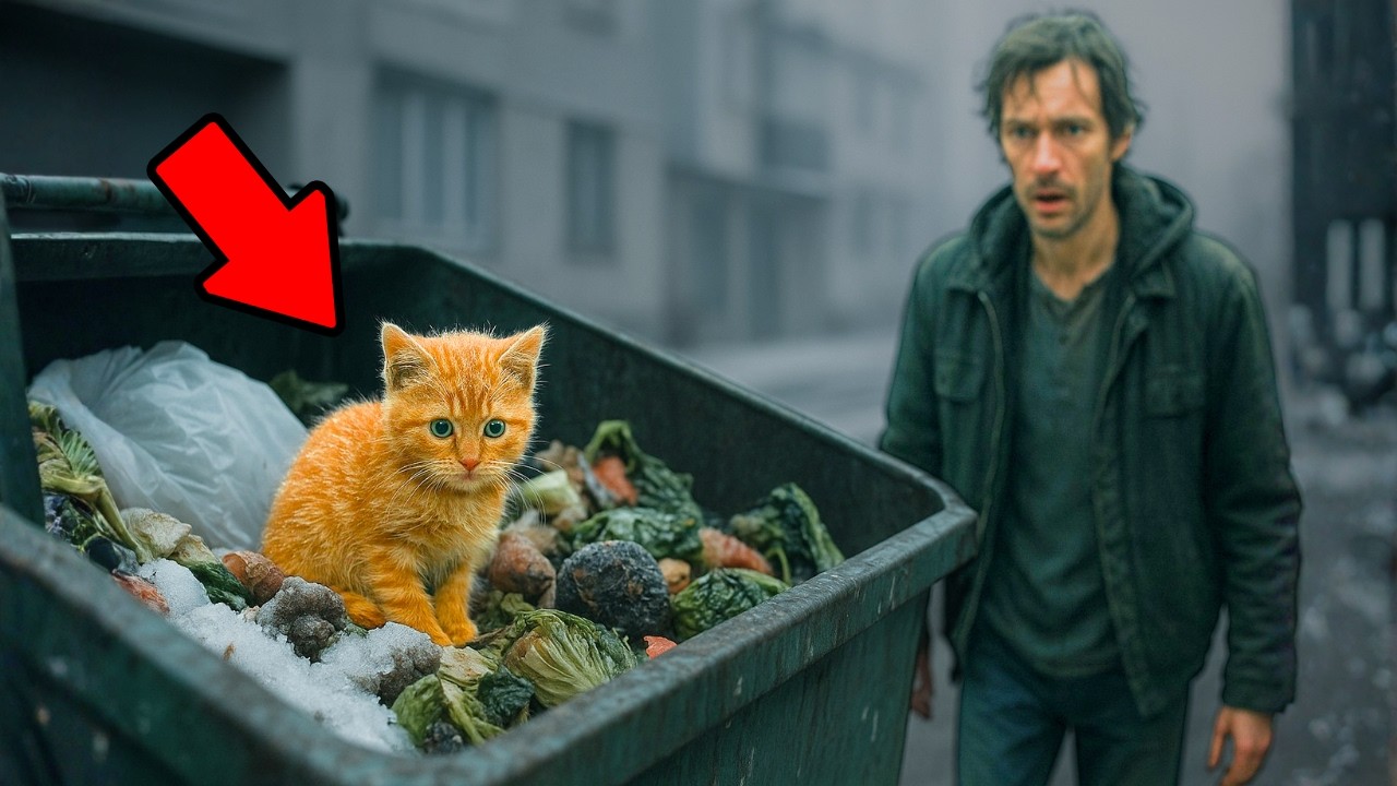 Он спас умирающего котёнка из мусорки... То, как зверёк ОТПЛАТИЛ — ТРОНУЛО ДО СЛЁЗ...