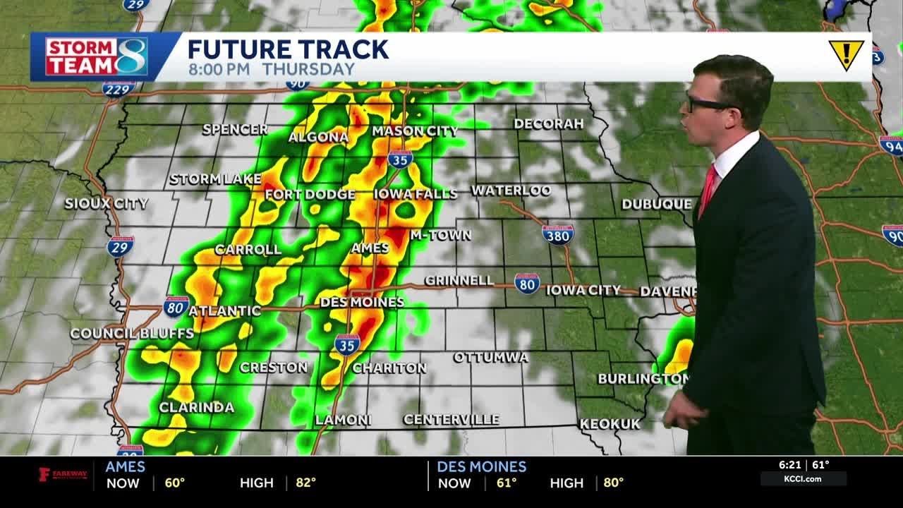 Iowa weather: Warm and breezy today with storm chances returning ...