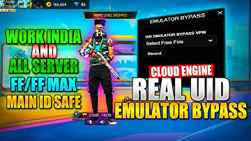 EMULATOR BYPASS FROM GARENA DATABASE ✅ | BYPASS EMULATOR WITH UID | FREE FIRE UID WHITE LIST
