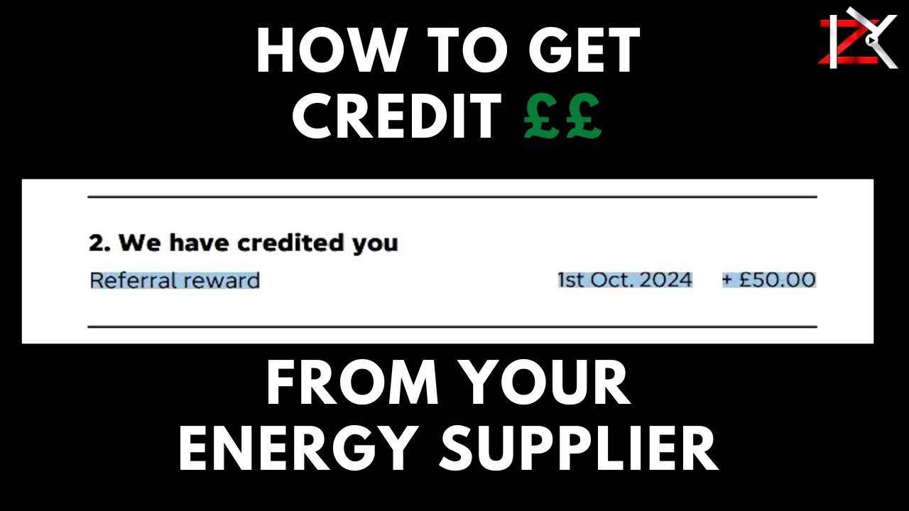 How To Get CREDIT Back From Energy Suppliers - How To Make Money With ...