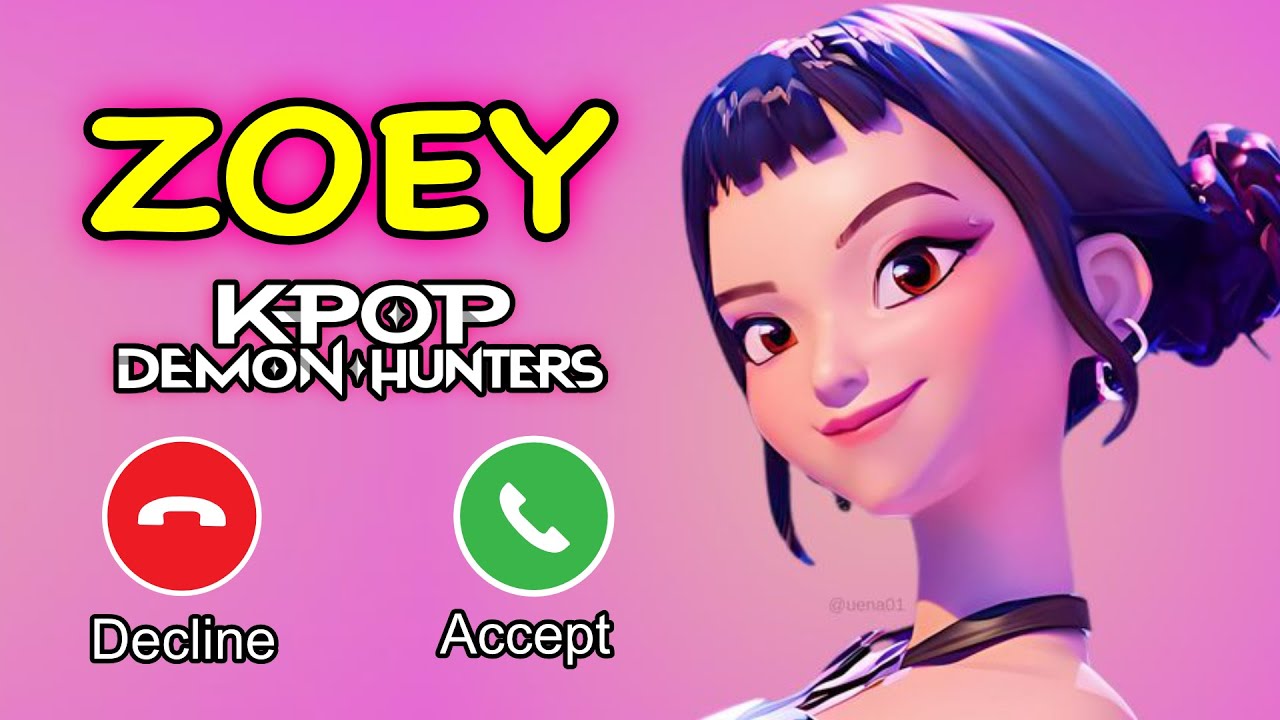 ZOEY - KPop Demon Hunters 📞📱 Phone Call - YouTube