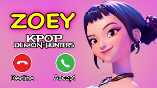 ZOEY - KPop Demon Hunters 📞📱 Phone Call screenshot 4