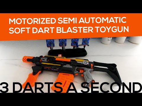 Soft Bullet Toy Guns Electric Foam Dart Blaster Fake Gun with