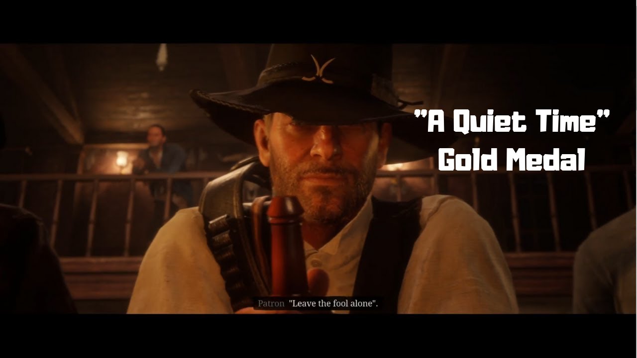 Red Dead Redemption 2 - Getting a Gold Medal during "A Quiet Time ...