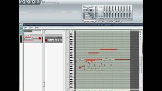 Reason 4: How to place a user-made synth on the timeboard.