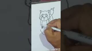 drawing Kuroko / كيفية رسم كوروكو من انمي كوروكو نو باسكت