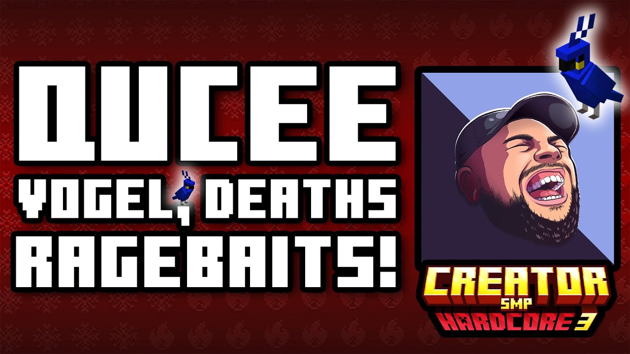 QUCEE ZIJN VOGEL, DEATHS, RAGEBAITS EN NOG VEEL MEER UIT DE CREATOR SMP 3 #creatorsmp #minecraft