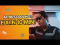 AC Running But Not Cooling? Fix It Yourself in 10 Minutes!#hvactips #acnotcooling #youtuvevideo .
