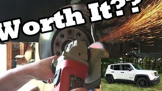 Modifying my Jeep Renegade to fit NEW LARGER WHEELS