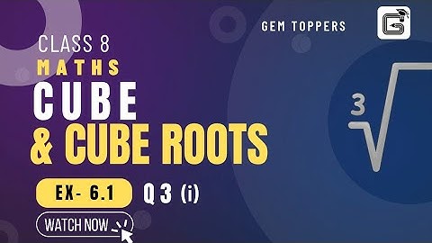 Class 8 | Maths |Ex 6.1 | Q3 (i)