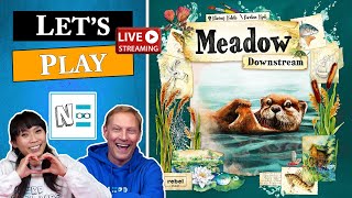 MEADOW: Downstream - Board Game Playthrough & Review #114 - Live