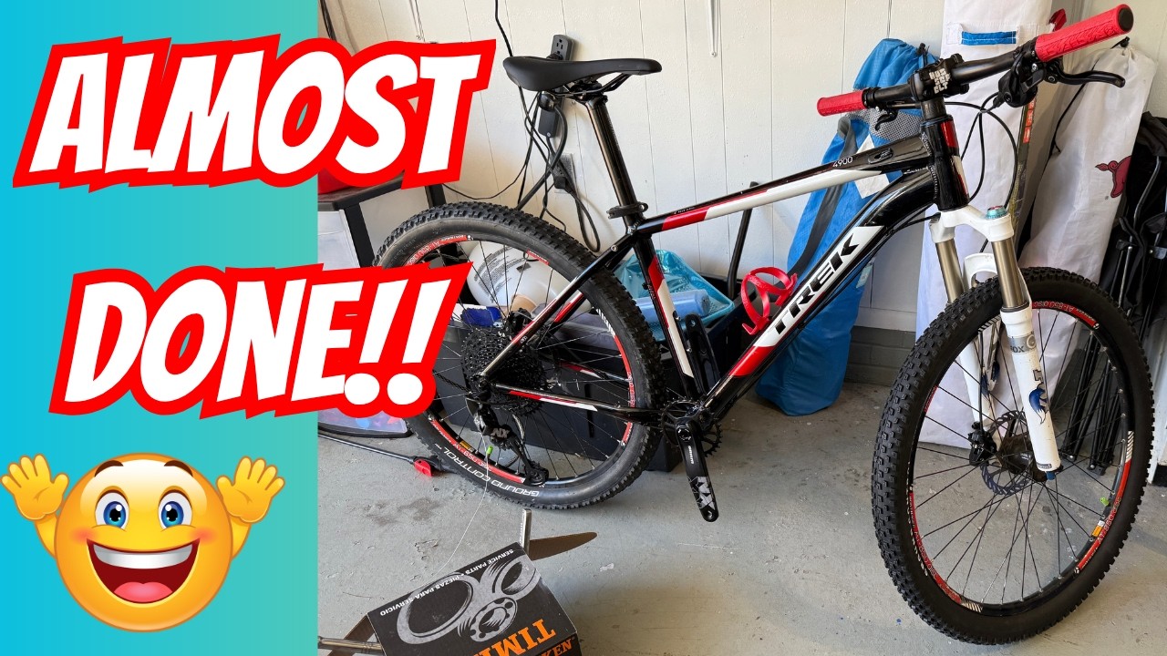 TREK 4900 マウンテンバイク フレーム The Trek 4900 Mountain Bike Build For My Son is Nearing Completion