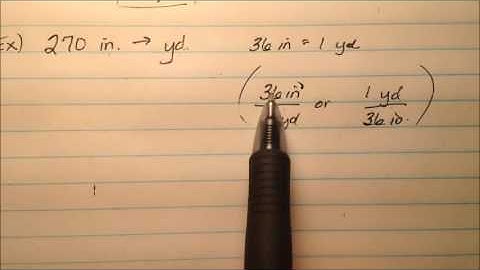 Using Unit Analysis to Convert Measurements
