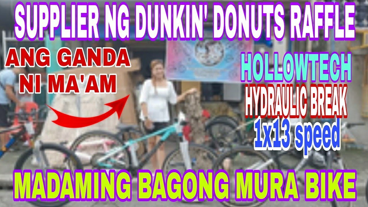 SUPPLIER NG DUNKIN DONUTS BIKE RAFFLE - YouTube
