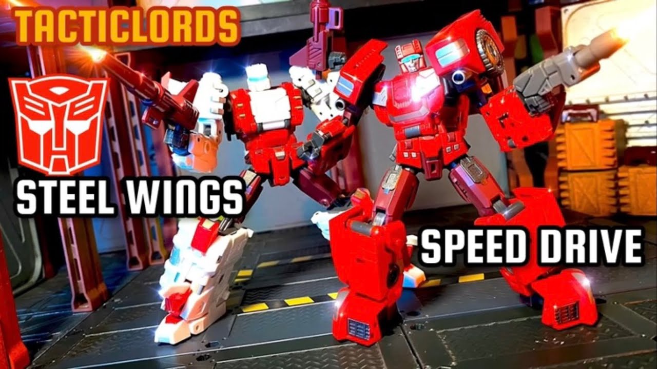Обзор Technobots STEEL WINGS (Strafe) и SPEED DRIVE (Lightspeed) от Craftsman Toys