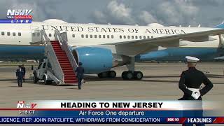 WHEELS DOWN, THEN UP: Marine One Arrival, Air Force One Departure at Joint Base Andrews