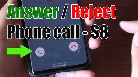 Samsung Galaxy S10 / S10+: How to Answer / Reject a Phone Call