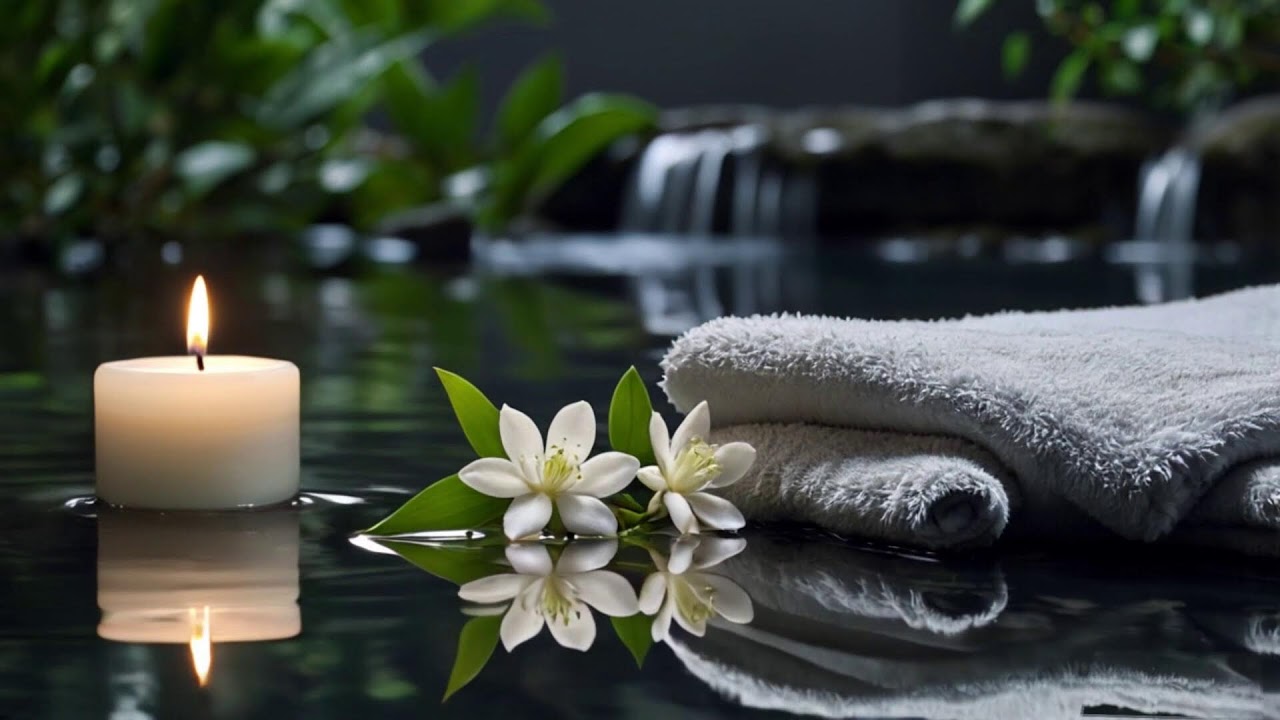Relaxing Spa Music 🌼 Stress Meditation, Insomnia Cure, Heal Stressed Mind, Water Magic Sleep