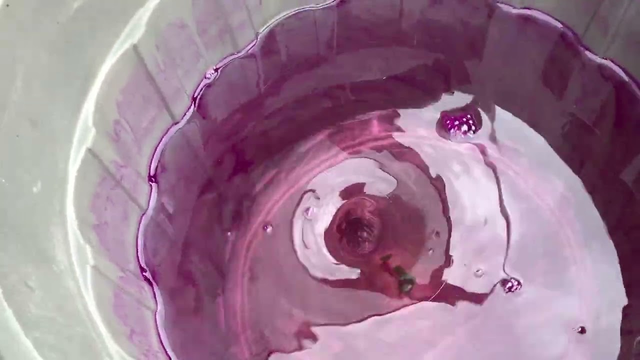 I made a water vortex pt.3 using the rest of the ink bottle YouTube