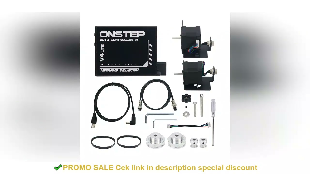 HAMGEEK V5-Lite V5-Pro Onstep EXOS2 EQ3D Equatorial Mount V5 GOTO Upgrade Kit Biaxial Tracking Astro