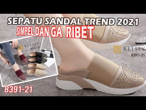 Video: Sandal Wanita - dengan tumit - Sepatu Wanita - Kantor - Acara, Kakak Keberuntungan