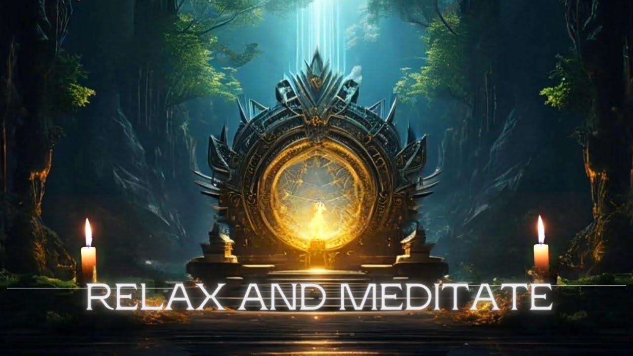 Take a Moment for Meditation in This Spiritual Altar in a Deep Forest | Fantasy Meditation