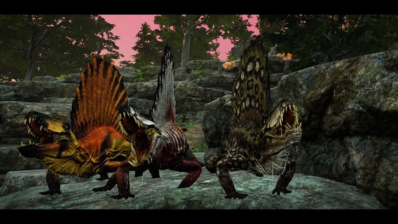 Life of a Dimetrodon Trio - Path of Titans