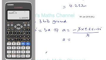EDEXCEL M1 IAL JAN 2018 Q8b,c   Dynamcs, Connected Particles