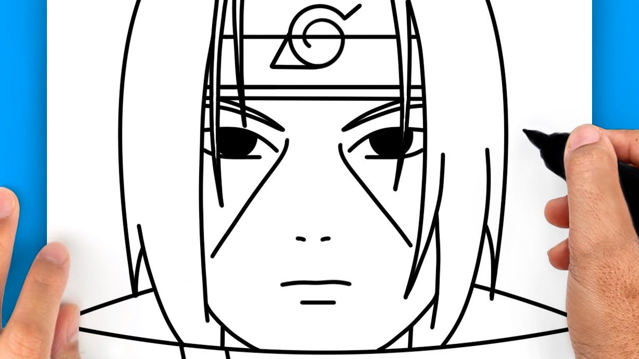 CÓMO DIBUJAR A ITACHI UCHIHA | DIBUJO DE ITACHI (FÁCIL) - YouTube