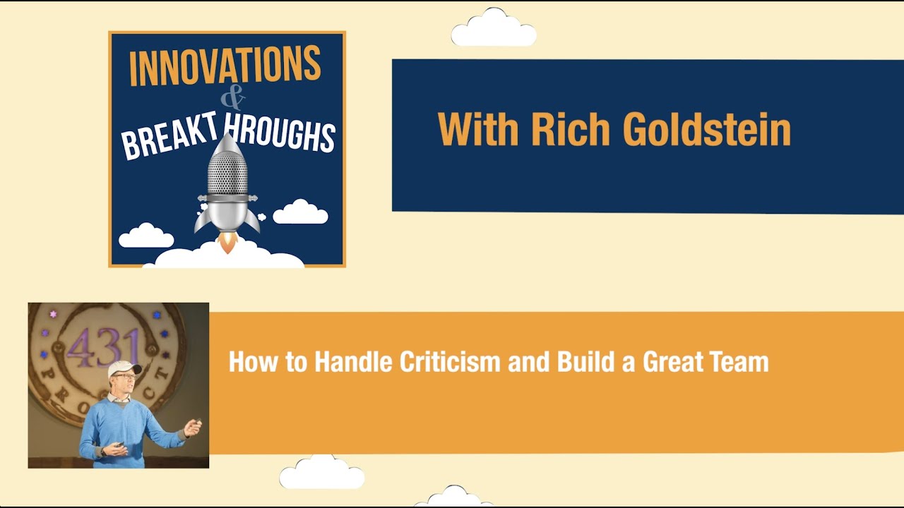 How to Handle Criticism and Build a Great Team (Episode 59: Mitch Thrower)