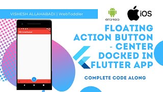 Flutter #1 - Center Docked Floating Action Button - Code Along