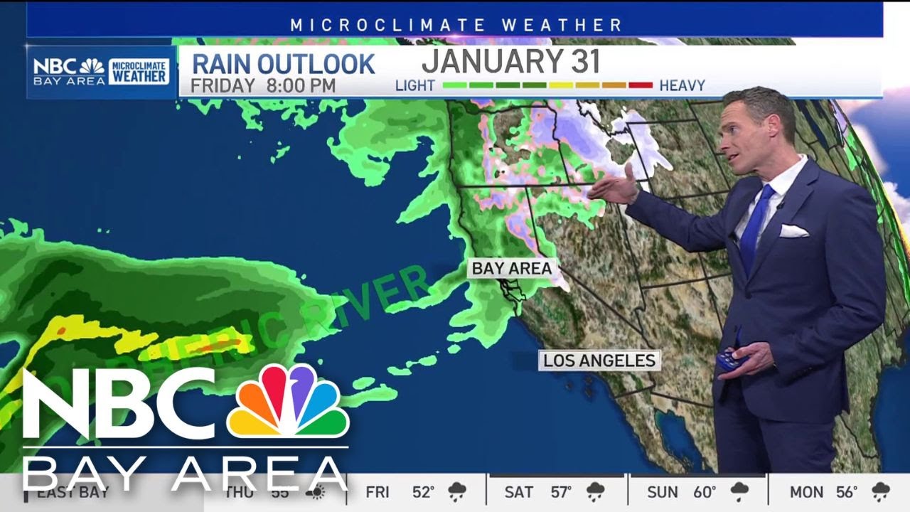 Jeff’s Forecast: Rain timeline as Atmospheric River develops - YouTube