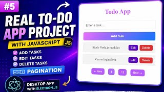 💻 Understanding the Renderer Process in Electron.js | To-Do Desktop App #3 🚀