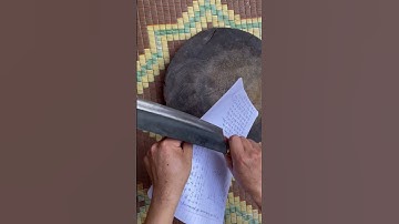 Đây chính là con dao chuyên thái có độ sắc bén nhất thế giới