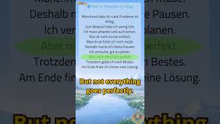 🔵 Probleme im Alltag (Hören &amp; Lesen A1-A2) #deutschlernen #Hören