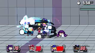 SSF2 Beta FMC: Smol Vs Movie Mario Vs Dennis Vs Ant