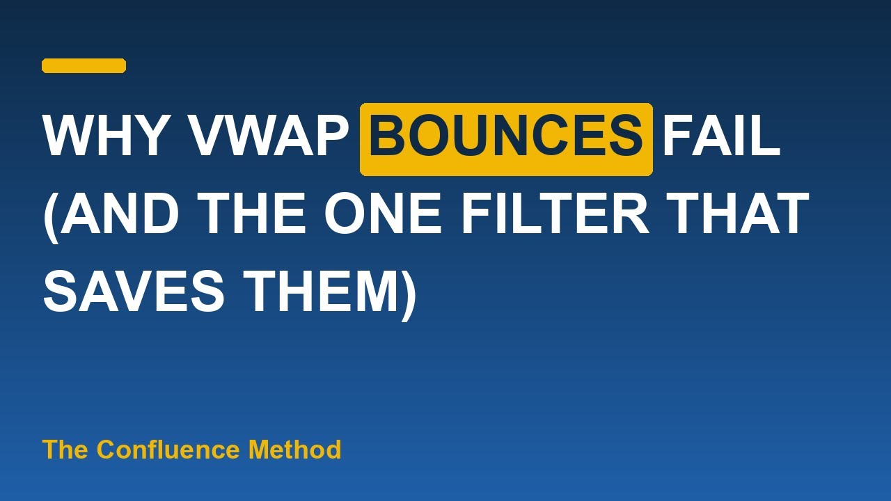 Thumbnail for Why VWAP Bounces Fail (And The One Filter That Saves Them)