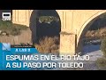 Espumas en el río Tajo a su paso por Toledo