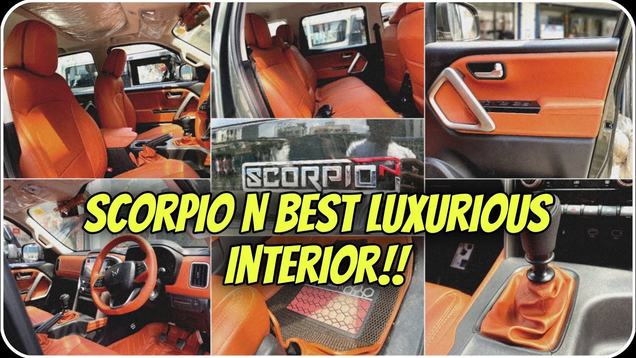 Scorpio N Z6 Modifications | Premium Rust Interior | Top Gear ...