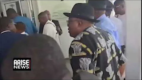 R.S. Gov., Siminalayi Fubara, visits Bayelsa State Gov. Douye Diri over the death of his Deputy